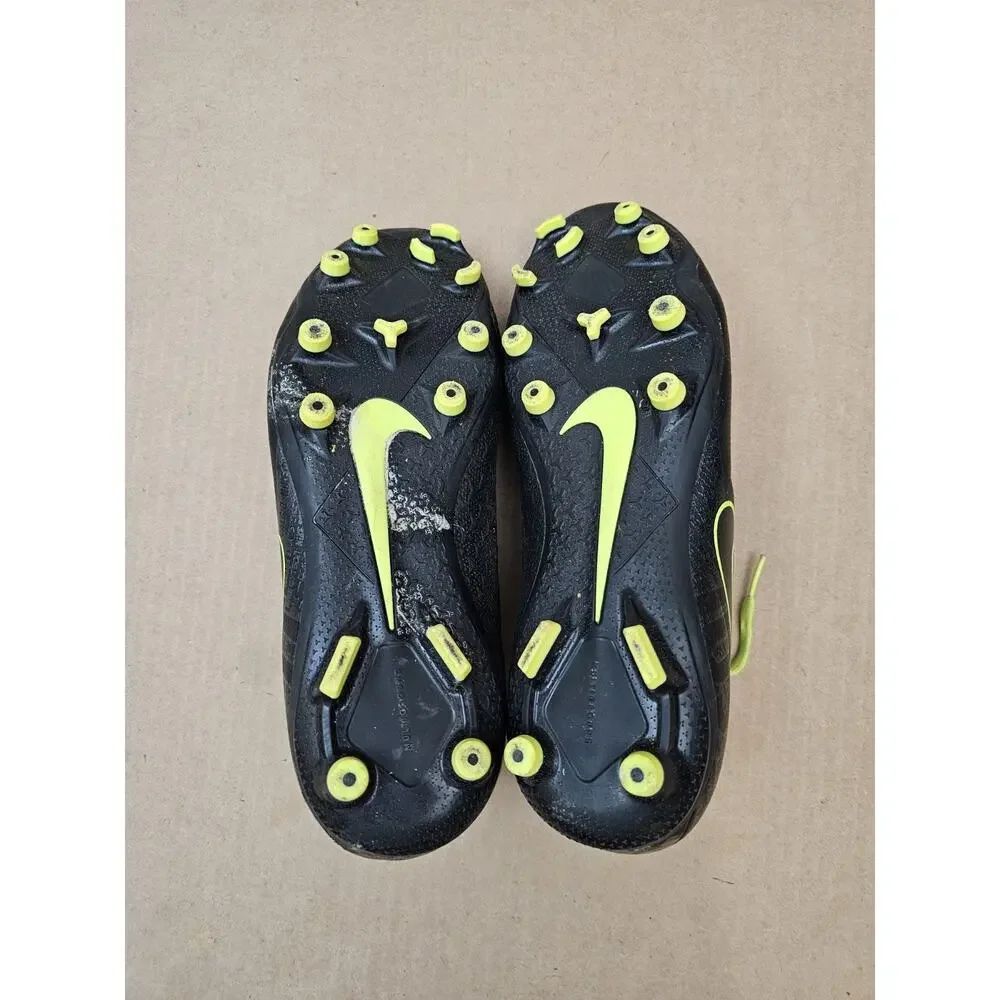 Nike Phantom Academy Artificial Grass Mens 8 Black Volt Soccer Cleats AO3258-007
